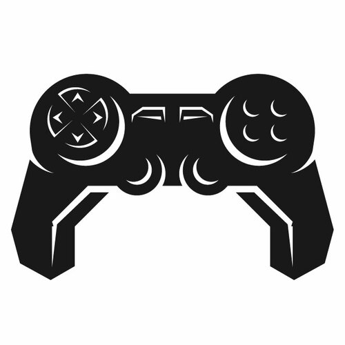 ClipArt silhouette controller di gioco