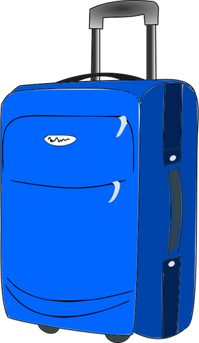 Bagage bleu