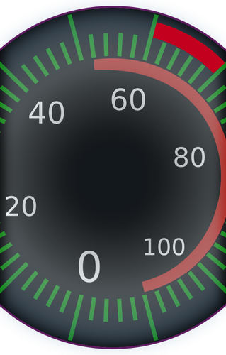 Image de vecteur pour le compteur ordinateur