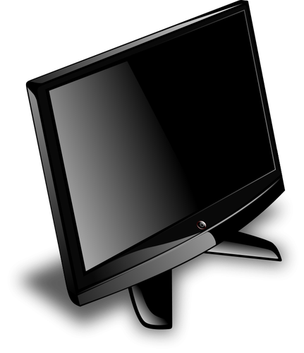 LCD monitor vektorbild