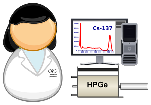 Spectrometrist in laboratorio