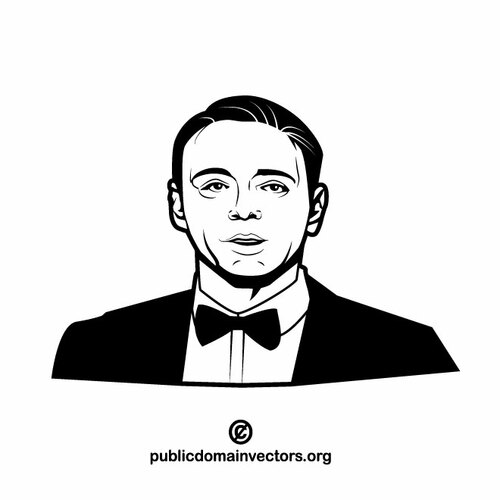 Gentleman vektor ClipArt