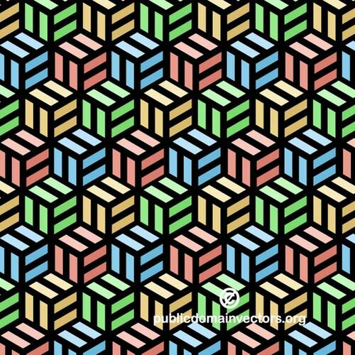 다채로운 큐브 패턴