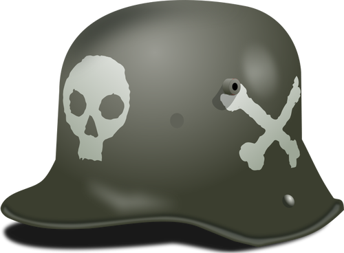 German army helmet vector image