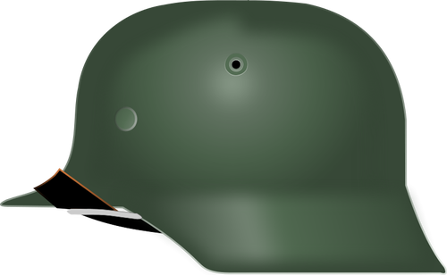 Vector graphics of German Stahlhelm from World War II