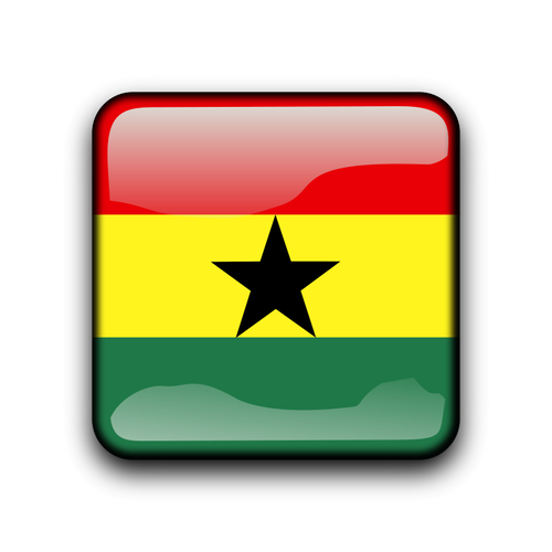 Ghana Land Flagge button