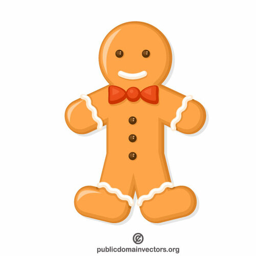 Gingerbread man herbatniki