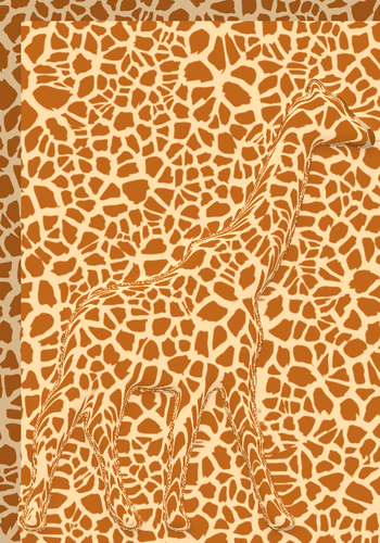 Giraffen-print Vektor-Bild