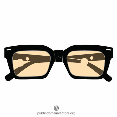 Gafas de lectura vector imagen