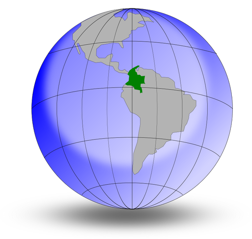 Colombie le globe