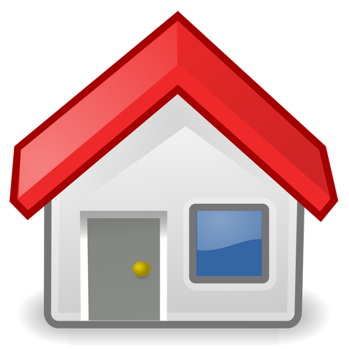 Maison icône vector clipart