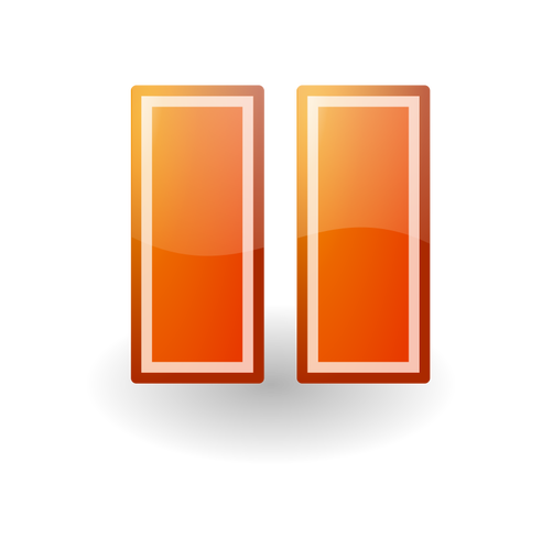 Pausknappen orange