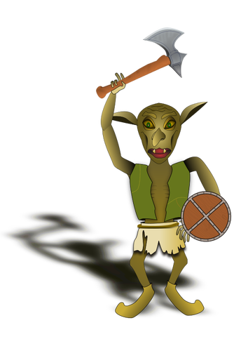 Goblin prajurit gambar