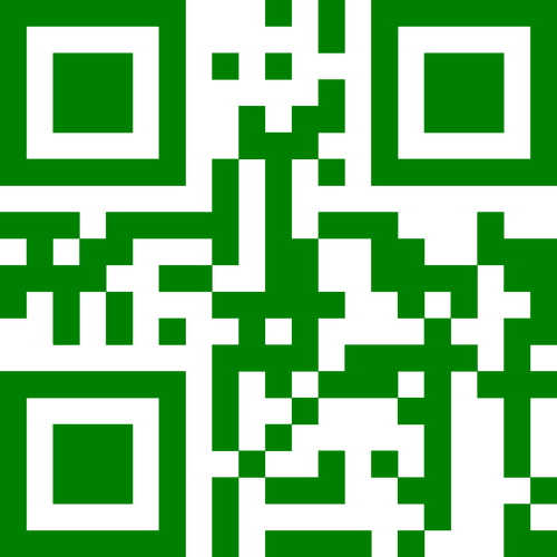 Gå for Linux QR koden vektor image