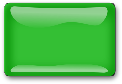 Glänzend grüne Quadrat-Taste Vektor-ClipArt