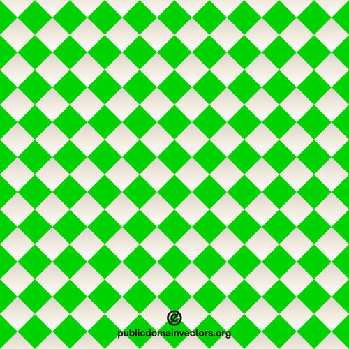 Motif à damier vert