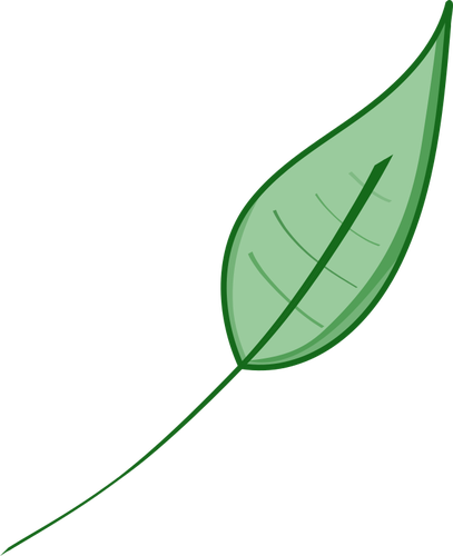 Hoja verde