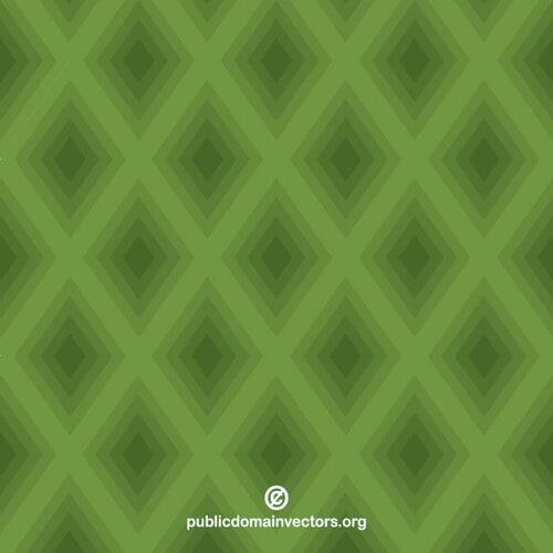 Green rhomboid pattern