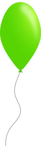 Zelená barva balónku vektorový obrázek