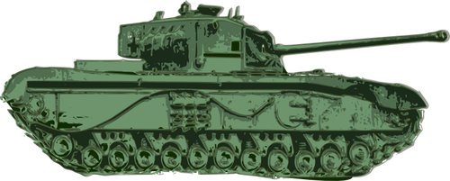 Groene Tank Vector Graphics