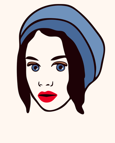 ClipArt vettoriali di avatar ragazza alla moda