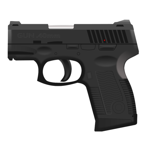 Svart pistol