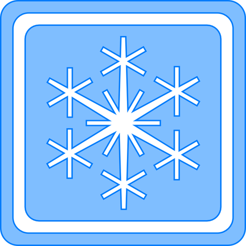 Ilustración de vector de icono de invierno