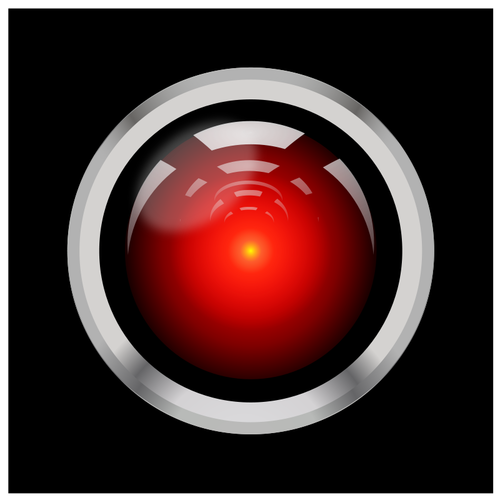 HAL9000 vektorové kreslení