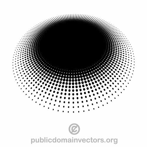 Forma de patrón de trama de semitonos