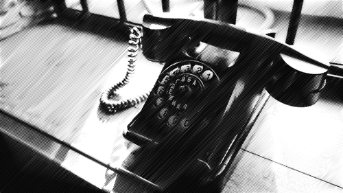 Halbton-Telefon