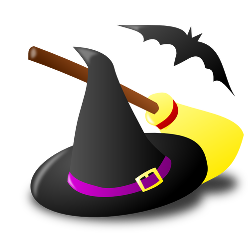 Halloween hekserij vector afbeelding