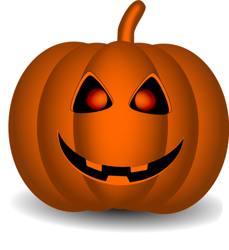 Orange Halloween dynia wektor clipart