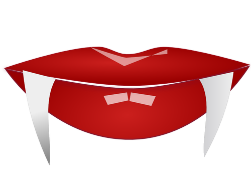 ハロウィーンの唇ベクトル画像