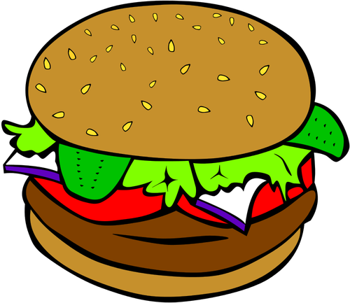 Hamburger vector afbeelding