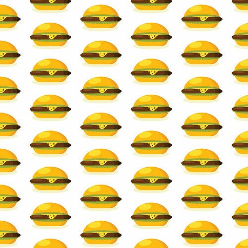 Hamburger seamless modeli