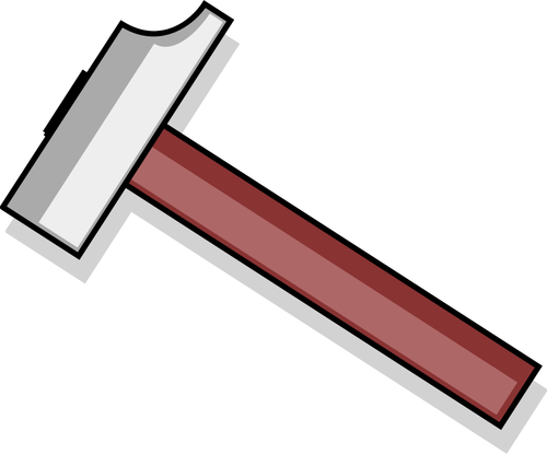 Vector clip art of planishing hammer