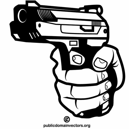 Pistola vetor clip-art