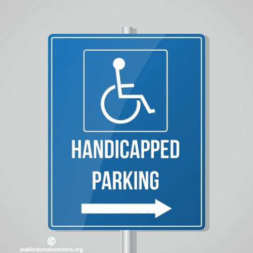 Parkplätze für Behinderte