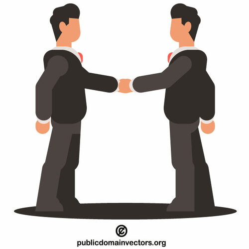 Businessmen handshake