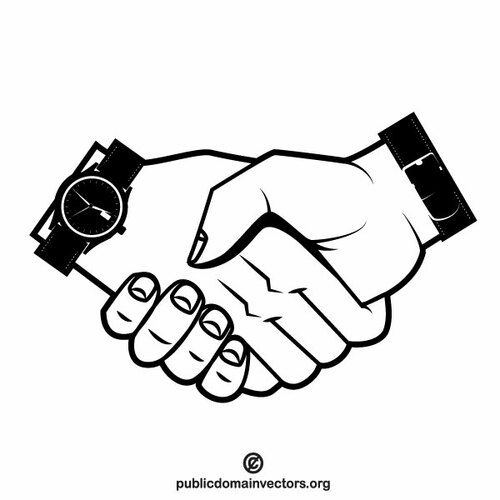 Handshake Vektor Clip Art Grafiken