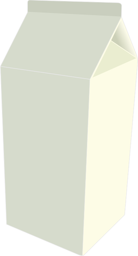 Gráficos vectoriales de caja de cartón de leche