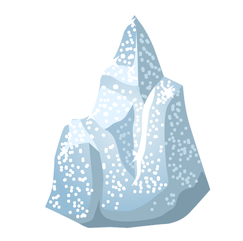 Zeichnung der Eis-Felsen