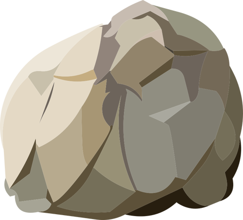 Ilustraţia vectorială harvestable rock