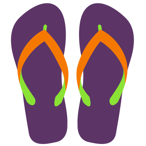 Flipflops-Vektor-illustration