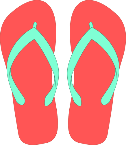 Flipflops vector miniaturi