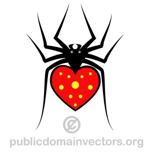Grafika wektorowa pająk
