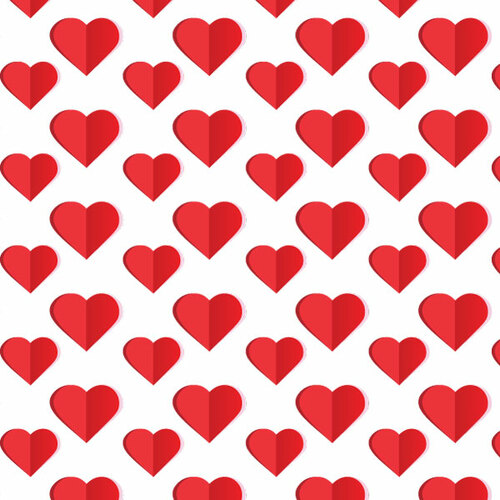 Hearts seamless pattern background