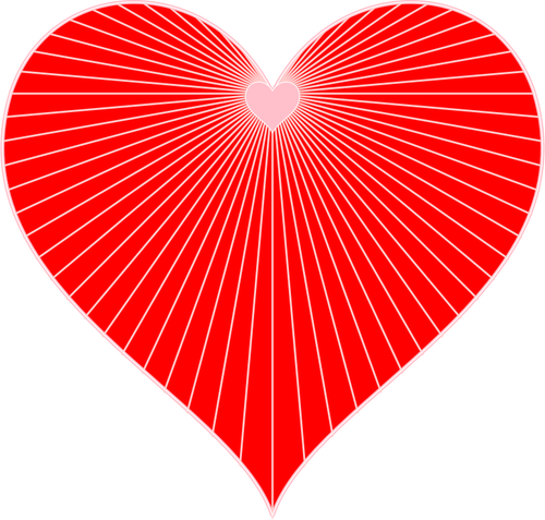 Vektorový obrázek srdce řetězec