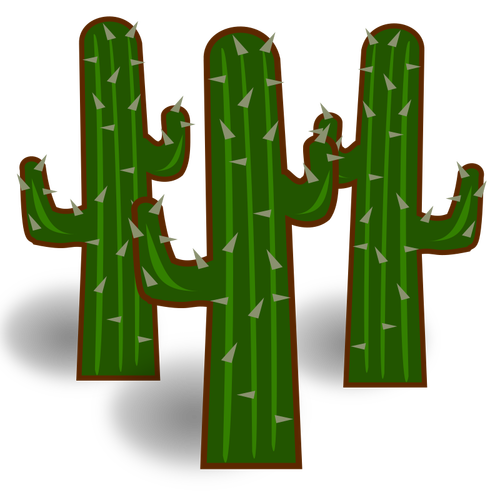 Trois cactus