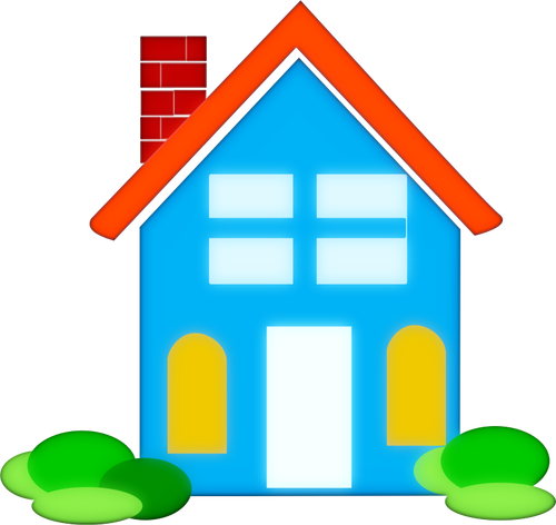 Prediseñadas colorido vector casa